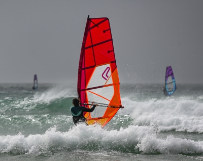 Windsurfing in a Rough Sea.jpg